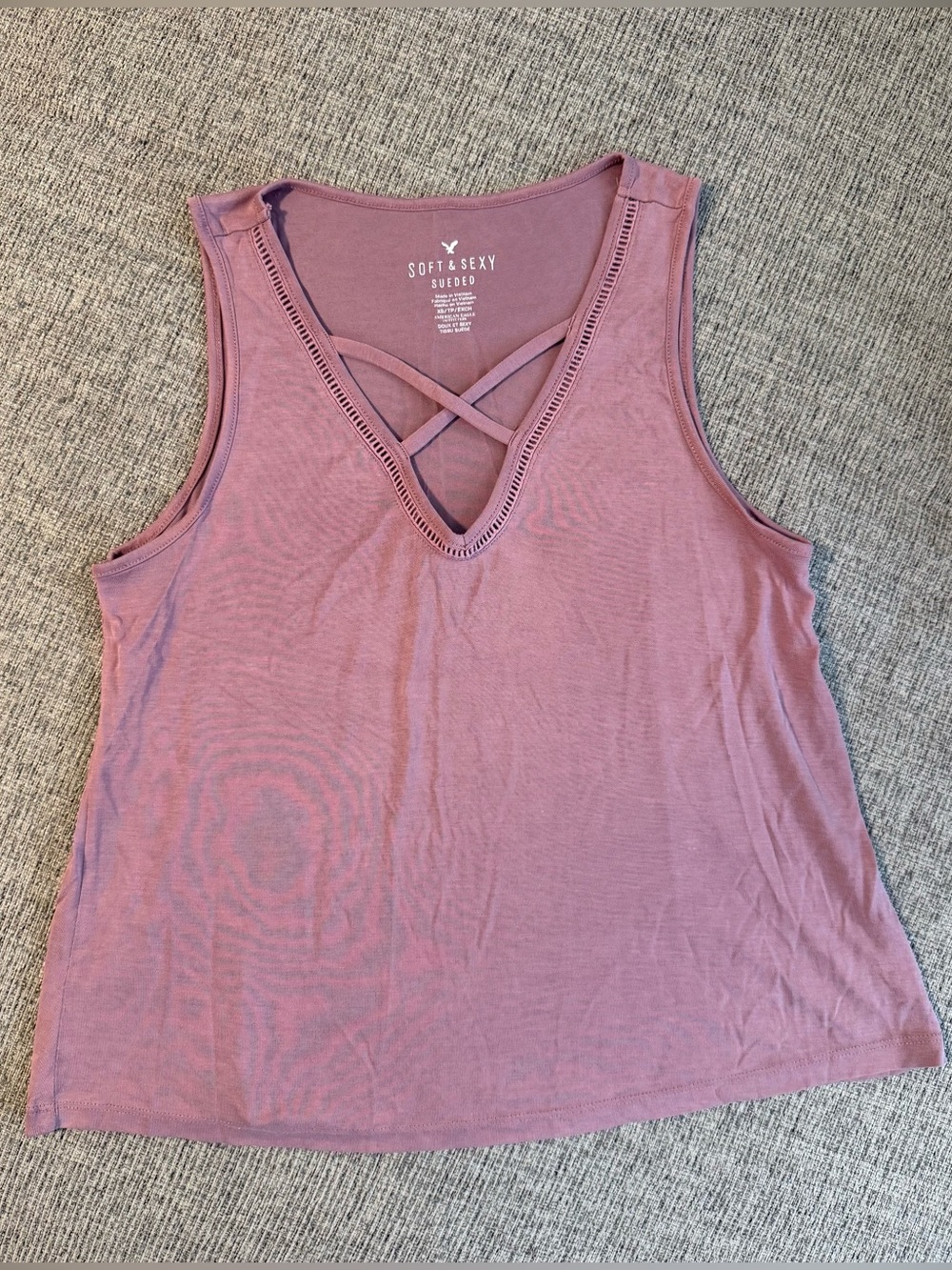 AE Soft & Sexy Crisscross Tank Top